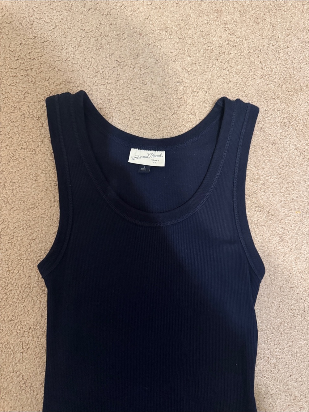Universal Thread Navy Ribbed Tank Maxi Dress - Picture 2 of 6